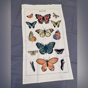 butterfly tea towel